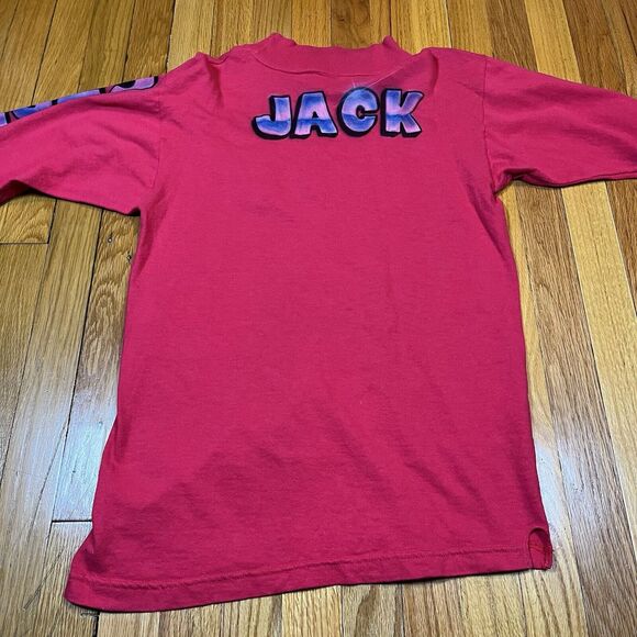 Vintage Pace University Long Sleeve Shirt S Champion USA 90s Airbrush Lopsided - Picture 8 of 9